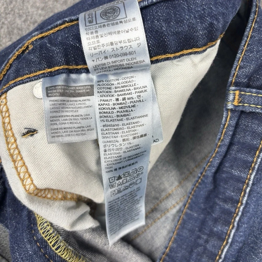Levi's‎ 541 Jeans Men's 36x32 Athletic Taper Dark Wash Stretch Denim Casual Blue